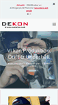 Mobile Screenshot of dekon.se